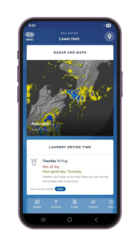 NZ Met Service Weather App